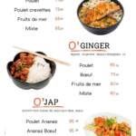 Menu Ô'Sushi Agadir December 2023 131110-151300